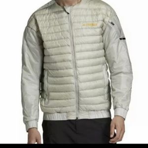 Adidas Terrex Hike Bomber Jacket Men's Size XL GD1166 Metal Grey Water-Repel